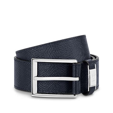 LV City Pin 35mm Belt Taiga Leather 